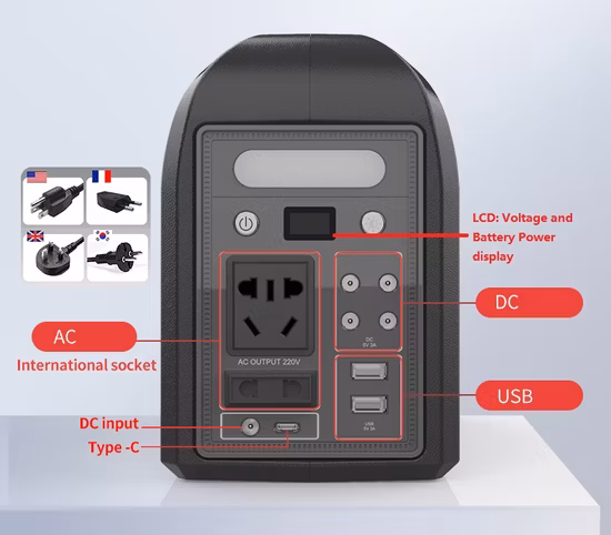 Estación de energía portátil solar móvil del cargador USB 500W para el hogar/al aire libre/camping/emergencia